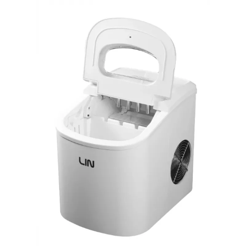 Nešiojamas ledo kubelių gamintojas LIN ICE PRO-W12 baltas