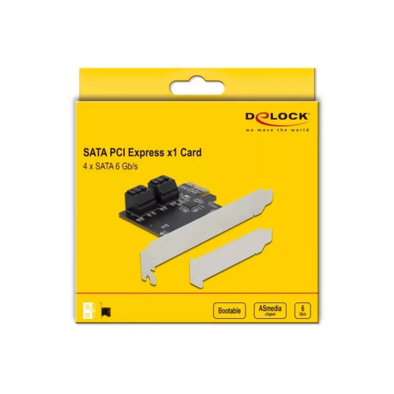 SATA PCI Express x1 kortelė DeLOCK 90010 Low Profile