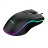 Laidinė šildoma žaidimų pelė ActiveJet AMY-W390 – ambidekstrinė, optinė 2000 DPI, USB Type-A, 4 mygtukai, juoda
