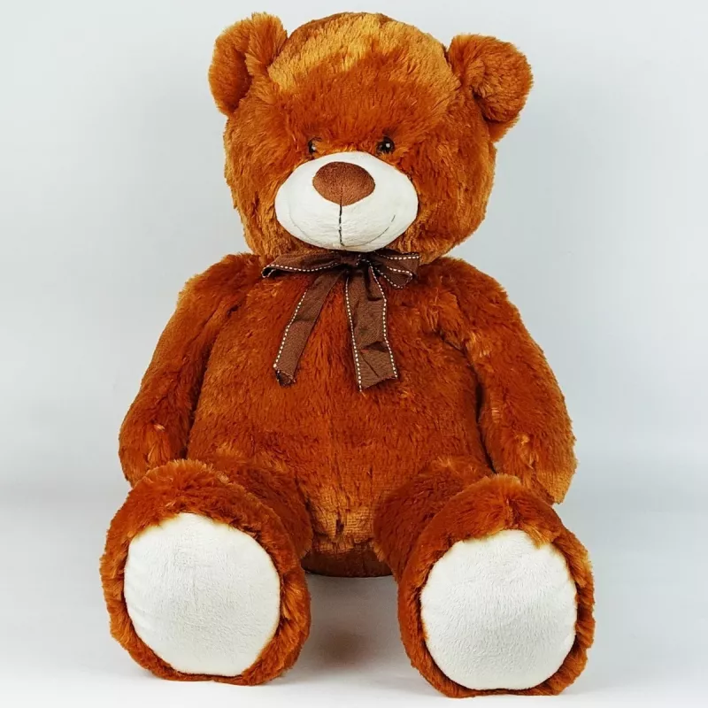Mascot Pliušinis Meškiukas su lankeliu 70 cm rudas