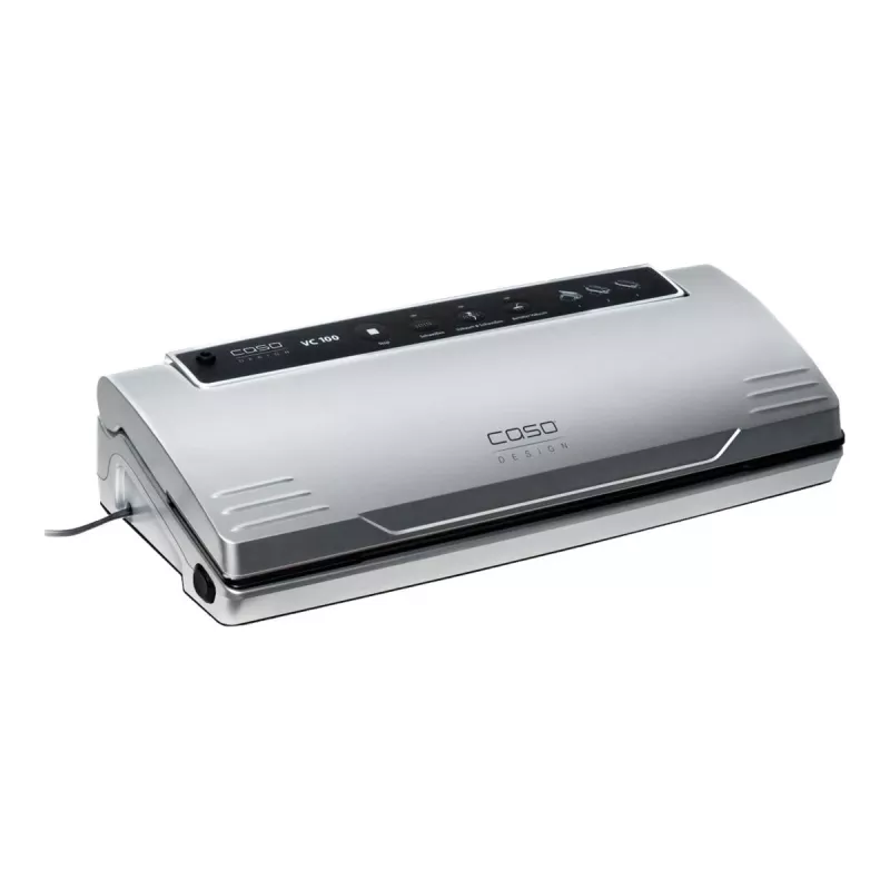 Caso VC 100 vakuuminis pakuotuvas, 120 W, temperatūros kontrolė, sidabrinis