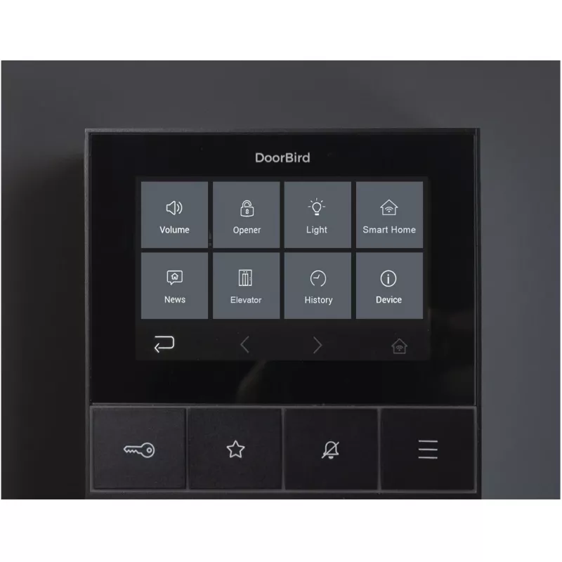 IP vaizdo domofonas DoorBird A1101 Black Edition – durų stotelė IP vaizdo prieigos kontrolei