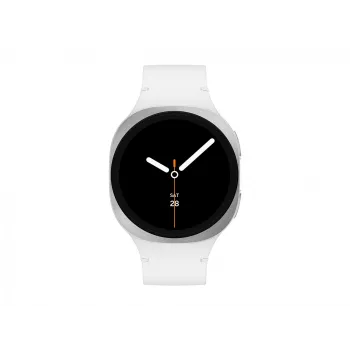 Samsung Galaxy Watch 8 3,3 cm (1,3 colio) AMOLED 40 mm Skaitmeninis 438 x 438 pikselių Liečiamas ekranas 4G Sidabrinis Wi-Fi GPS (palydovas)