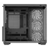 Korpusas DeepCool CG530 4F Midi Tower Juodas — grūdintas stiklas, ATX/ITX/Micro ATX, 3x120mm ventiliatoriai, USB-C