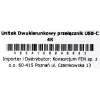Unitek D1078A abipusis USB-C 4K jungiklis, 2 įėjimai ir 1 išėjimas