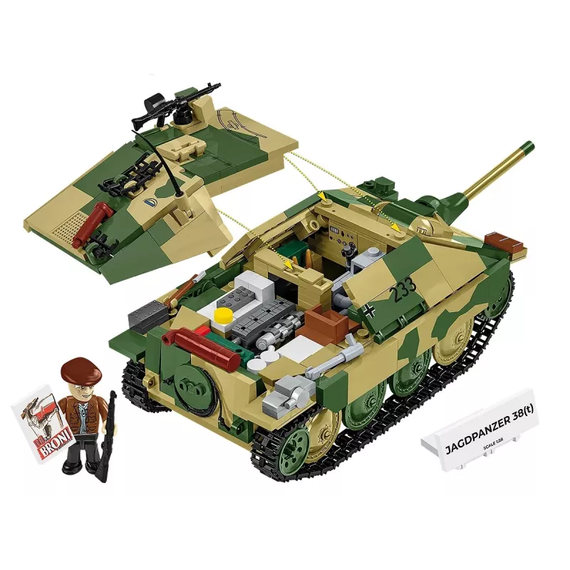 Cobi Blocks Jagdpanzer 38t Brave konstruktorius, 731 detalė