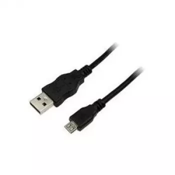 LogiLink USB A – Micro USB B laidas 5 m, USB 2.0, juodas