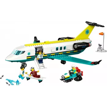 LEGO City Gelbėjimo lėktuvas 60465 – mažas gelbėjimo orlaivis, 403 detalės, 4 minifigūrėlės, nuo 6 metų