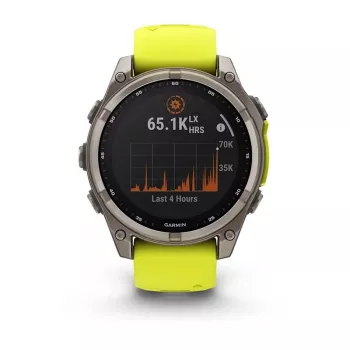 Garmin fenix 8 3,3 cm (1,3 inch) 47 mm skaitmeninis jutiklinis ekranas 260 x 260 pikselių titano korpusas su Wi-Fi ir GPS
