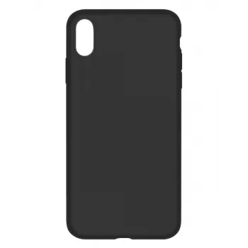 Apsauginis silikoninis dėklas Devia, skirtas iPhone XS Max (6,5 colio, juodas)
