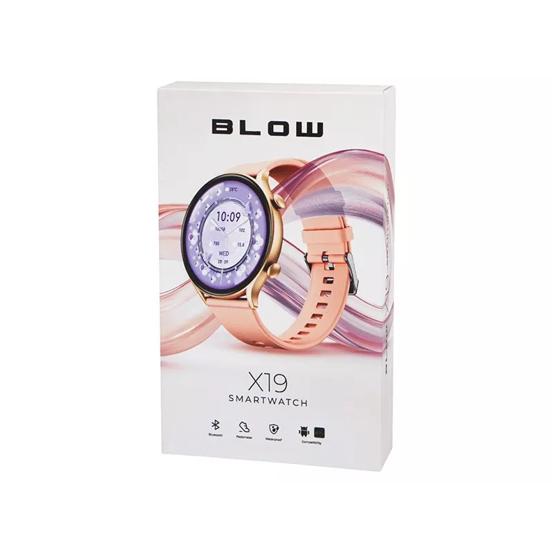 Išmanusis laikrodis BLOW X19 Bluetooth Pink