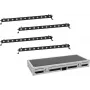 LED juostų rinkinys EUROLITE 4x LED BAR-12 QCL RGBA su transportiniu dėklu