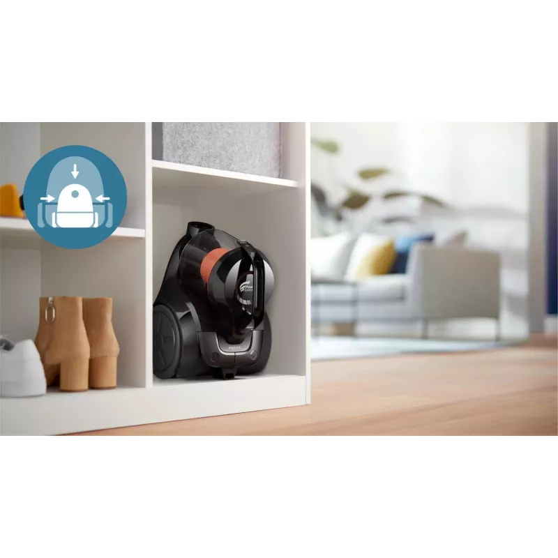 Philips 1000 serijos XB1142/10 cikloninis dulkių siurblys, 800 W, 1,3 L, be maišelio