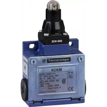 Schneider Electric XCKM102H29 Elektrinis galinis jungiklis 2P mėlynas