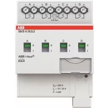 ABB Stotz S&J komutavimo pavara 4 kanalų, 16A, C-Last SA/S4.16.5.2 (2CDG110266R0011)