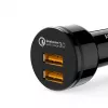 Automobilinis greitasis įkroviklis CC-T8 2xUSB 3.0 6A 36W + micro USB laidas 1m