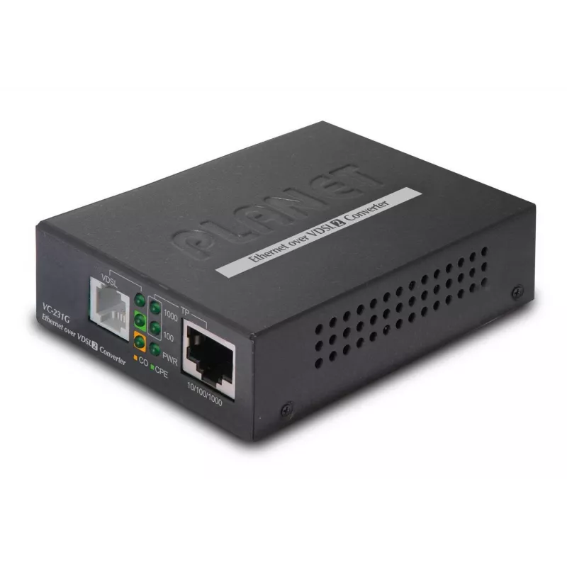 Planet VC-231G tinklo tiltas/kartotuvas 1000 Mbit/s Juoda
