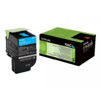 Originalus Lexmark 702C R toneris 1 vnt. Cian