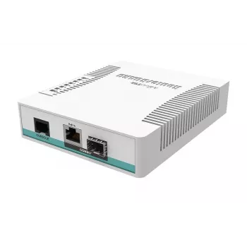 Mikrotik CRS106-1C-5S tinklo jungiklis Gigabit Ethernet (10/100/1000) su PoE, baltas