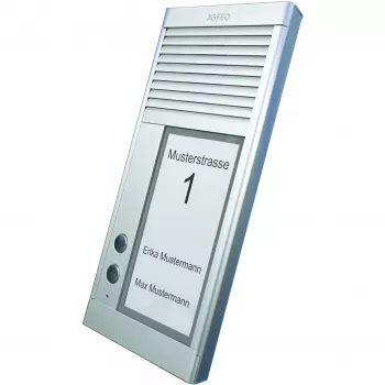 AGFEO DoorSpeak 2, laidinis, IP33, aliuminis, sieninis, 115 mm