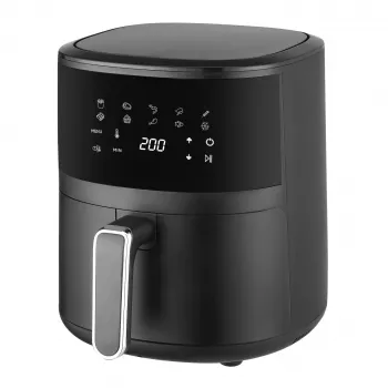 Extralink HOME AIR 4.2L EU SJ-420 gruzdintuvė 1300 W Karšto oro gruzdintuvė Juoda