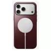 Odininis dėklas Nomad Modern, skirtas iPhone 17 Pro Max (6,9 colio) – Burgundijos, oda+TPU+PC