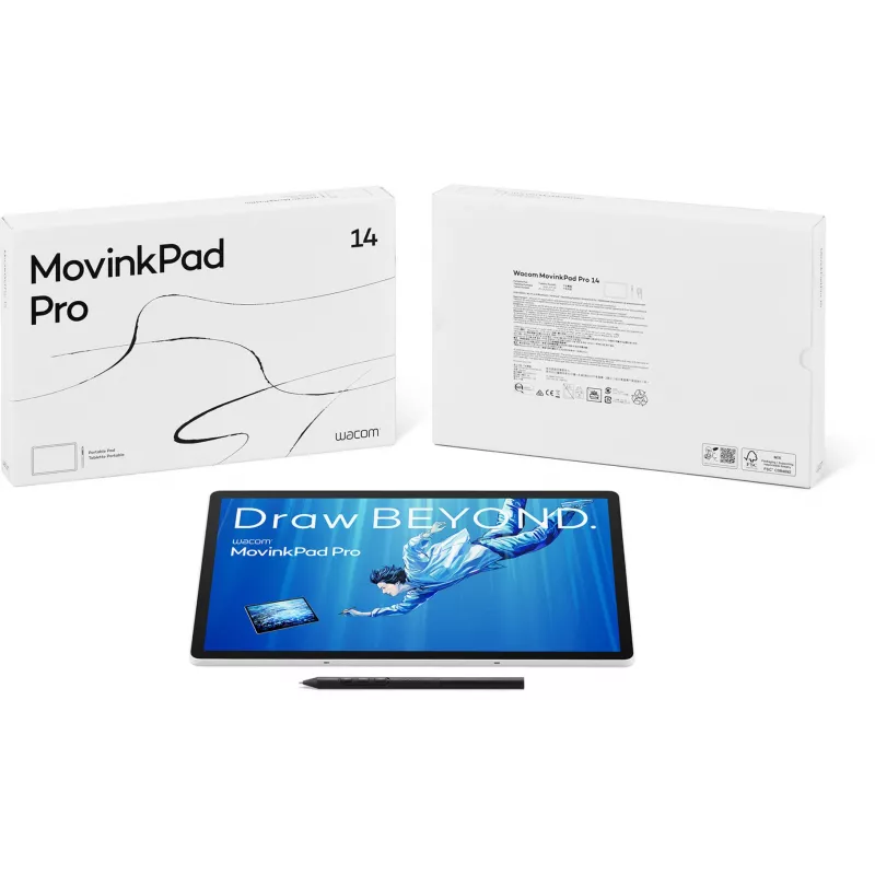 Wacom MovinkPad Pro 14, 5080 lpi, 302 x 189 mm, USB/Bluetooth, 1 cm