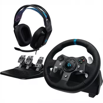 Logitech G G920 vairas su pedalais (laidinis, 991-000551)