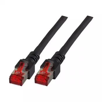 EFB-Elektronik RJ45 jungiamasis laidas Cat.6 S/FTP LSZH juodas 50m (K5515.50)