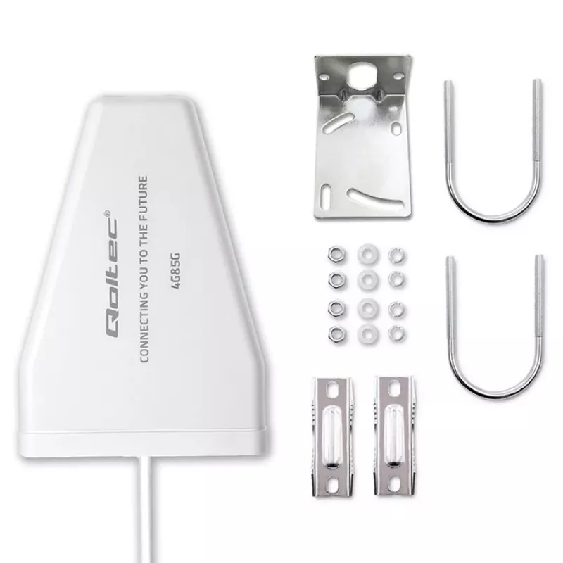 Išorinė 4G/5G LTE antena QOLTEC 9 dBi, N moteriška jungtis, 3 m kabelis