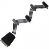 SATA kabelis SilverStone CP06-E4 0,19 m
