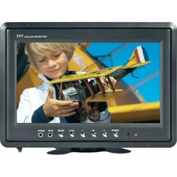 LCD monitorius Renkforce T-900B 9 colių (22,9 cm) – kompaktiškas ekranas CCTV ir įterptinėms sistemoms