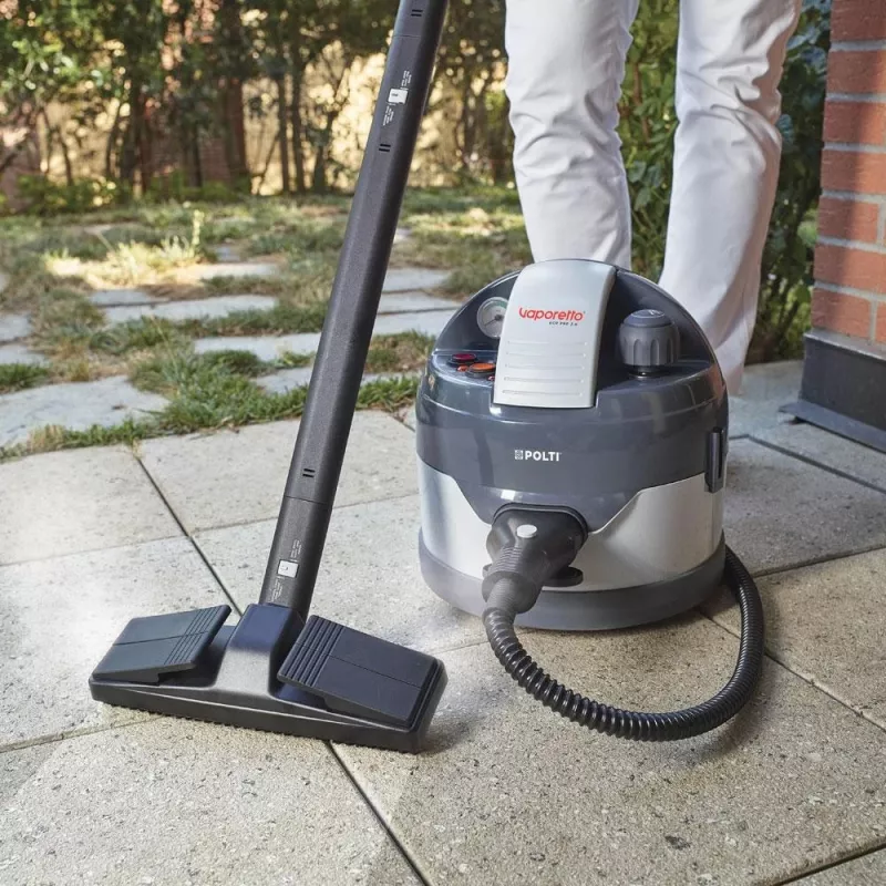 Cilindrinis garų valytuvas Polti Eco Pro 3.0, 2 L, 2000 W, juoda, balta