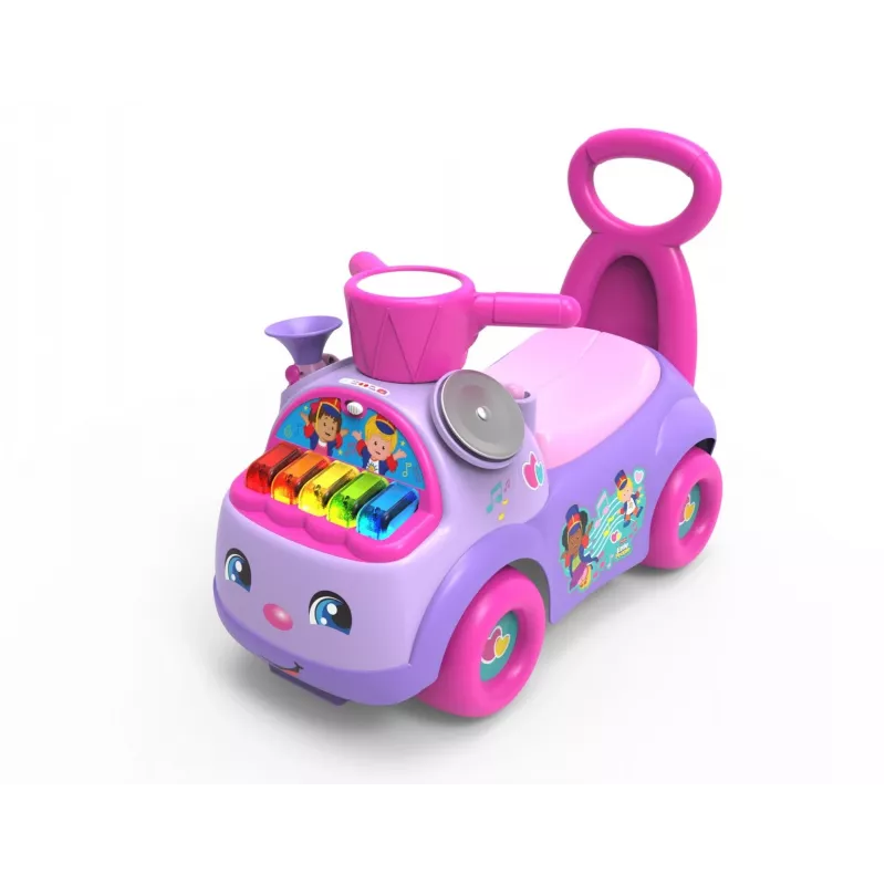 Vaikiškas važinėjamas žaislas Fisher Price Musical Parade violetinis