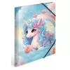 HERMA A4 aplankas su elastine juostele Happy Unicorns