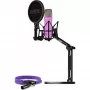 Rode NT1 Signature + XLR kabelis + stalinis studijos stovas, mikrofonas alyvinis, rinkinys