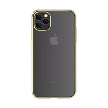 Apsauginis kietas dėklas Devia Glimmer serija, iPhone 11 Pro, auksinis, PC korpusas