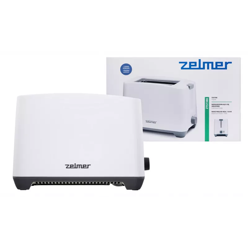 Zelmer ZTS7386 skrudintuvas 2 griežinėliai 750 W Baltas