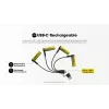Įkraunamas ličio jonų AA 1,5 V akumuliatorių rinkinys Nitecore NH2400 2400 mAh – 4 vnt.