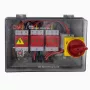 PV kombinatorius HiSmart NV822300 DC 3in-3out IP66 skirstymo dėžė saulės moduliams