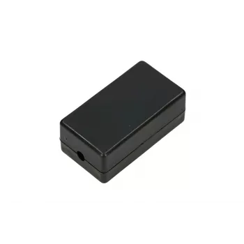 Prijungimo dėžutė Extralink Cat5e UTP kabeliui, plastikinė, juoda, 1 prievadas