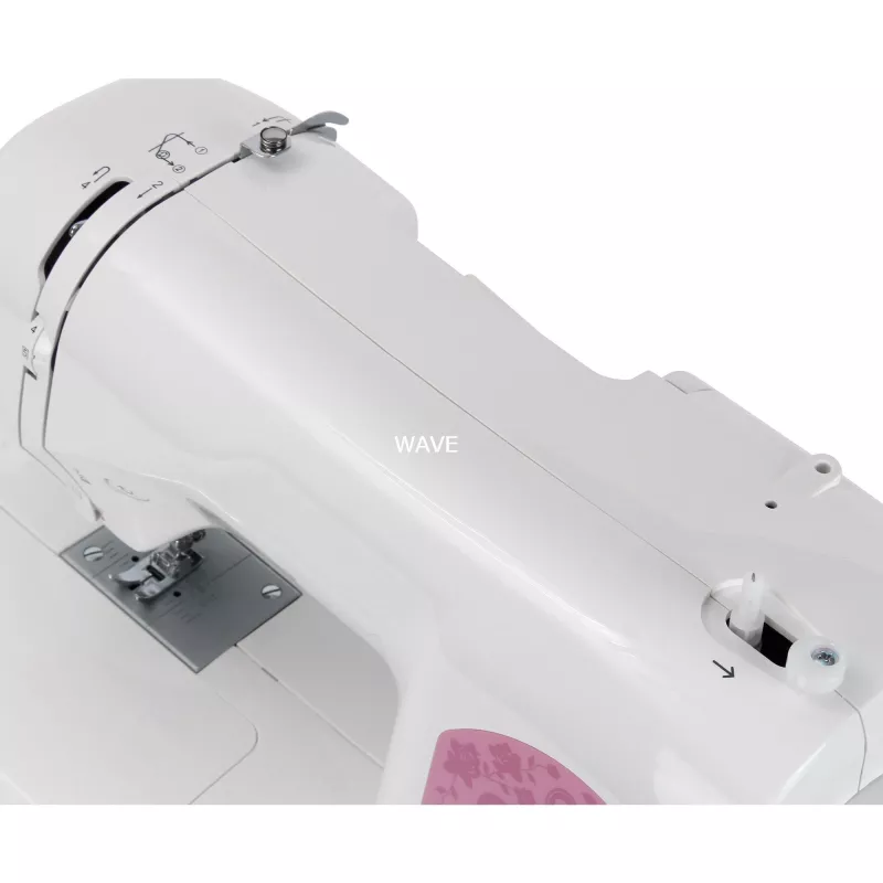Singer 6699 siuvimo mašina, elektroninė, balta, rožinė
