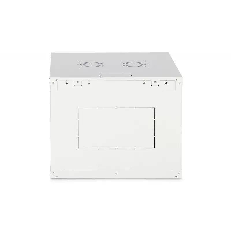 Ant sienos montuojamas 19 colių spintos korpusas DIGITUS Dynamic-N DN-37106 — 9U, 600×600 mm, IP20, su rakinamomis durelėmis