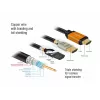 HDMI kabelis DeLOCK 85729 2 m HDMI A tipas standartinis juodas auksinis
