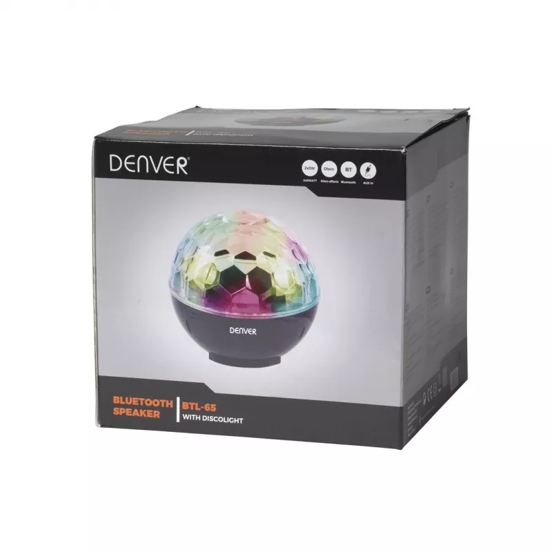 DENVER BTL-65 Black belaidis garsiakalbis