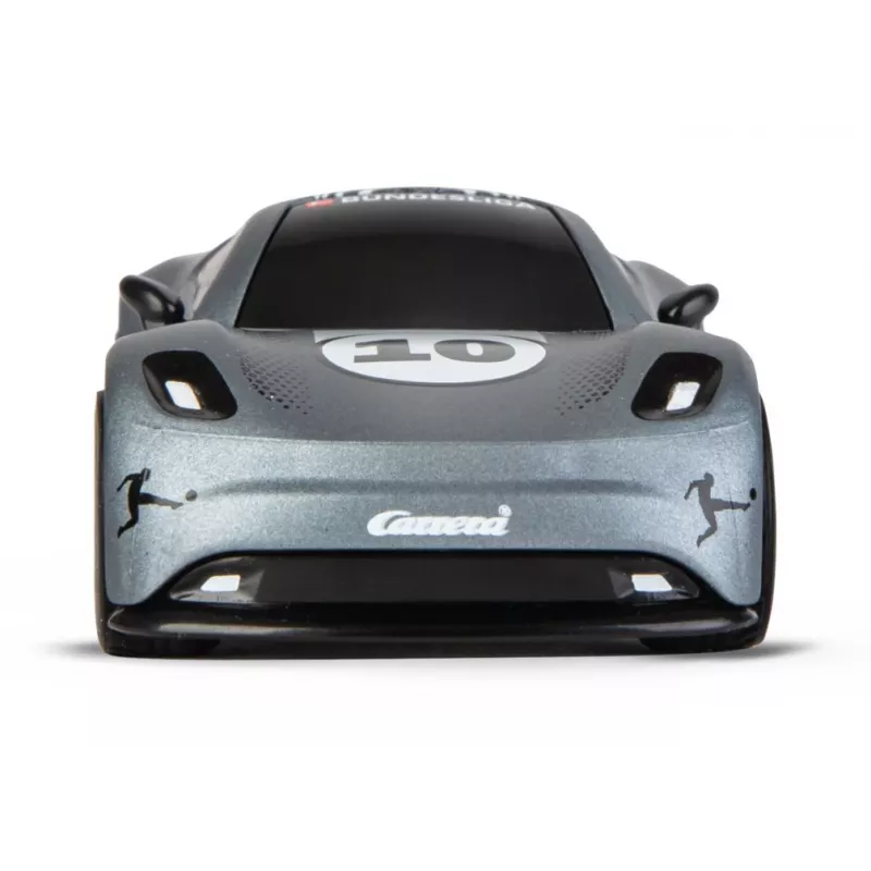 RC Automobilis Bundesliga Mini RC 1:43 Pilkas