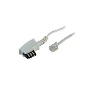 Telefono laidas ShiverPeaks 70046-W 6 m Baltas