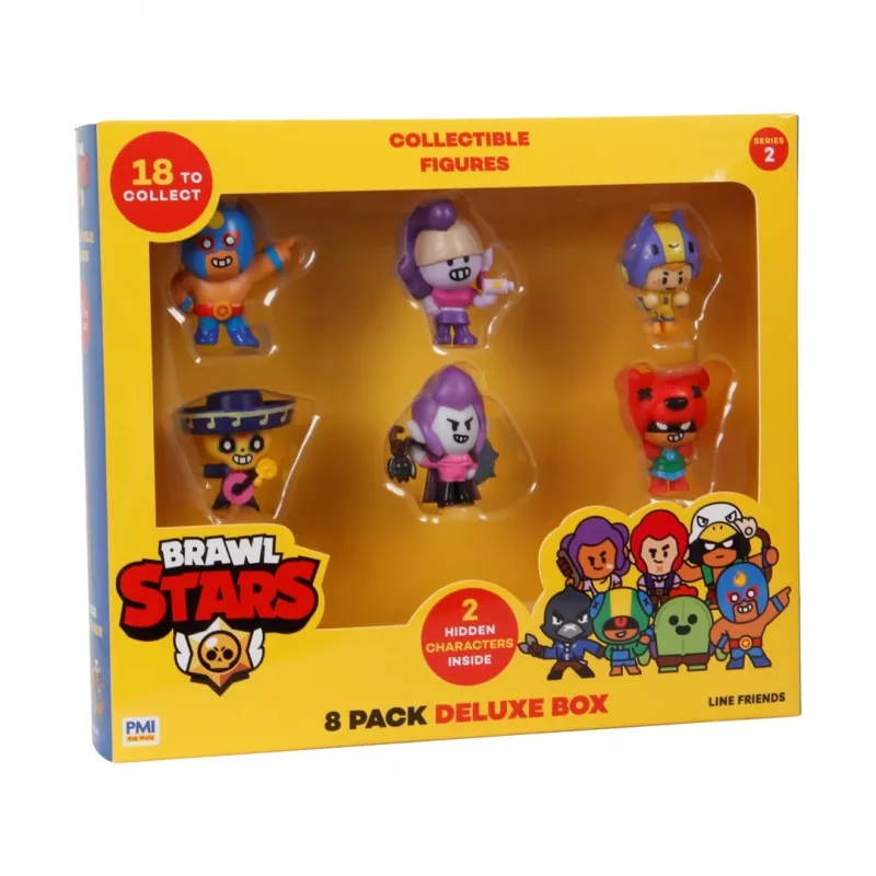 BRAWL STARS S2 FIGŪRŲ 8 PAKETAS DELUXE DĖŽUTĖ VER.B