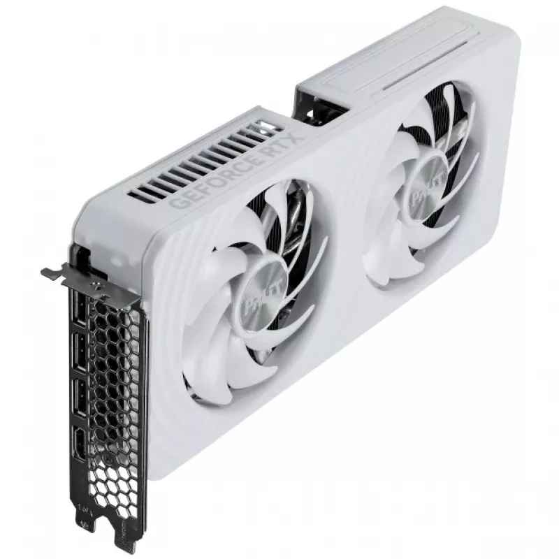 Vaizdo plokštė Palit GeForce RTX 5060 Ti White OC — GeForce RTX 5060 Ti, 16 GB GDDR7, 128 bitų, PCIe 5.0, 2407 MHz