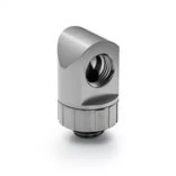 BitsPower Artemis 90° rotacinė vamzdelio jungtis BPM-AT90R-PG, platininė pilka